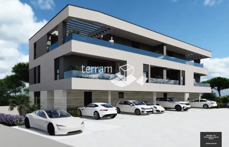 Istria, Pula, Štinjan, apartment 94.22 m2, 2 bedrooms, II. floor, parking, NEW!! #sale – 2