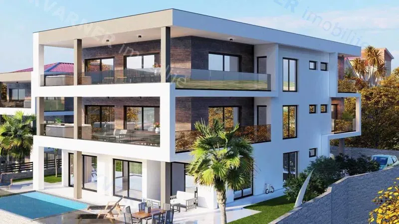 Vrbnik - Apartment with a pool and garden in a new building! – 3