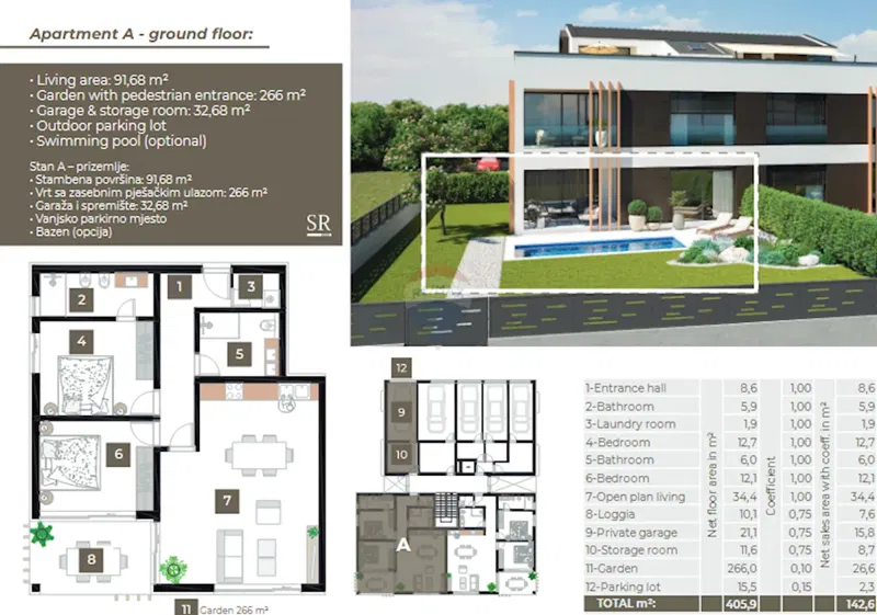 Appartamento Rovinj, 137,50m2 – 2