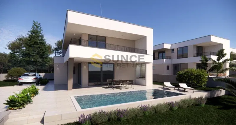 L'ISOLA DI KRK, una bellissima villa nuova con vista panoramica sul mare e piscina! – 2