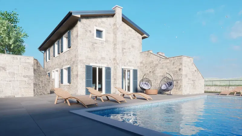 Istria, Momjan, villa with swimming pool under construction – 3