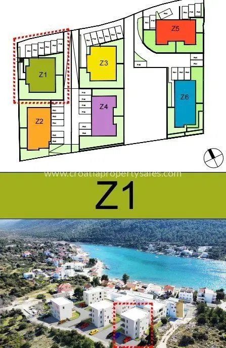 Sibenik, apartments for sale, 180.000 € - 393.000 € – 3