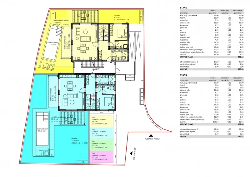 Graziosa palazzina residenziale con 4 appartamenti su due piani e vista mare – 3