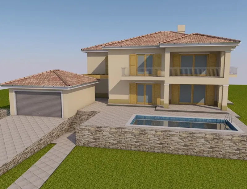 WIDER AREA OF MALINSKA! DETACHED HOUSE WITH GARDEN AND SEA VIEW! – 3
