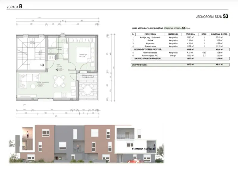 Appartamento Brodarica – 2